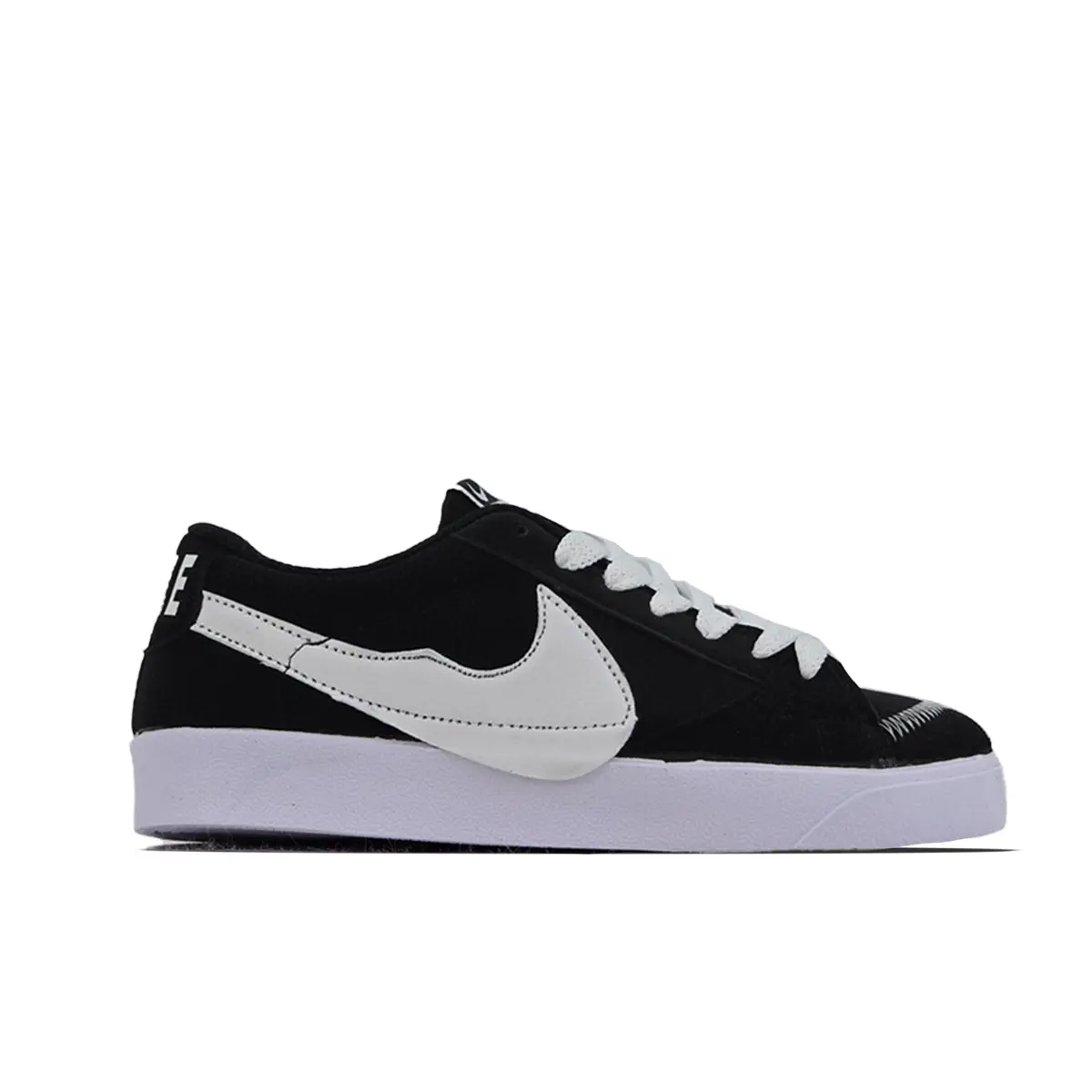 کتونی نایک بلیزر جامبو مشکی سفید ساق کوتاه